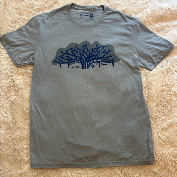 Men's Light Blue Graphic Tee - Picture 2 of 4
